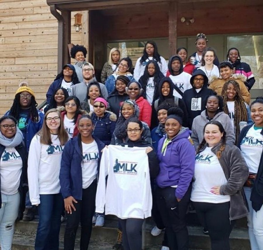  Pictured: Columbus State University students at West Atlanta Watershed Alliance on MLK Service Day.