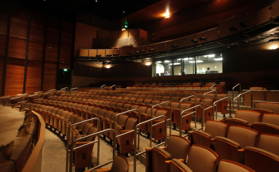 Photo of the Riverside Theatre, courtesy of CSU Theatre.