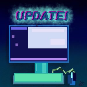 Computer Update Illustration