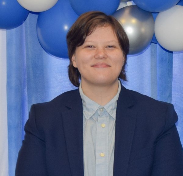 Blys Brinkley at the 2025 Psi Chi induction ceremony